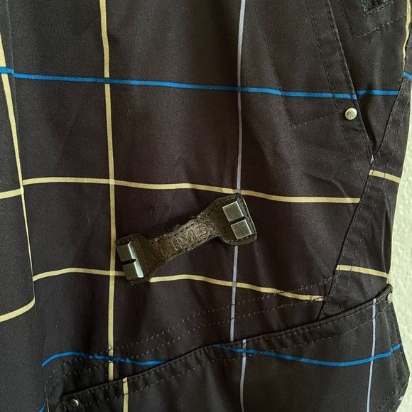 Sims Unisex SM 29"x30” Black Checkered Ski Snowboard Snow Pants Polyester & Nylo - Picture 5 of 6